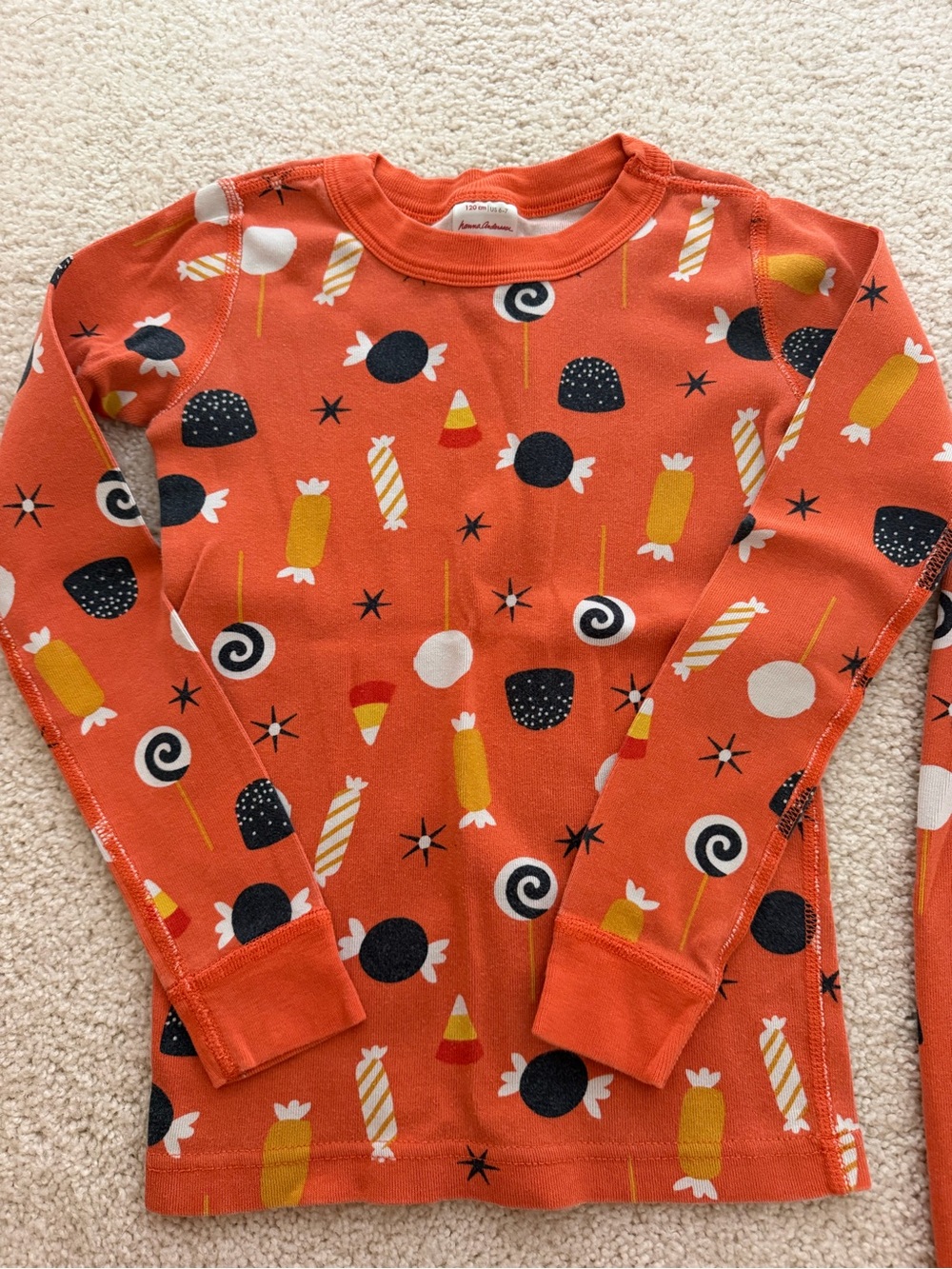 Hanna Andersson Halloween print pajama set